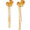 Elegant Gold Tassel Anti-Tarnish Earrings for Women