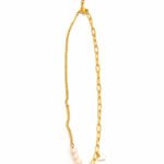 Gold Chain Necklace with Pearl & Butterfly – Anti Tarnish | Ladylikes