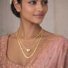 Elegant Women’s Layered Gold Necklace Set
