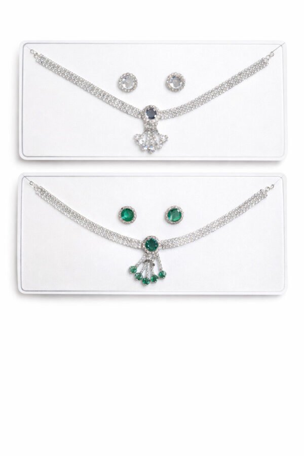 Elegant Necklace and Earring Set for Women – AD Stone