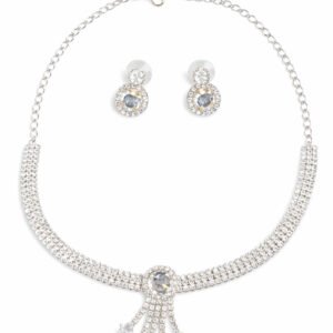 Elegant Silver Jewelry with Cubic Zirconia for Women