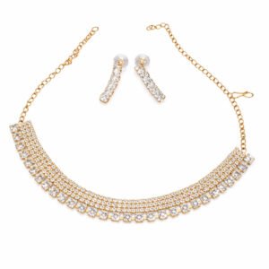 Elegant AD Stone Jewelry Set for Women