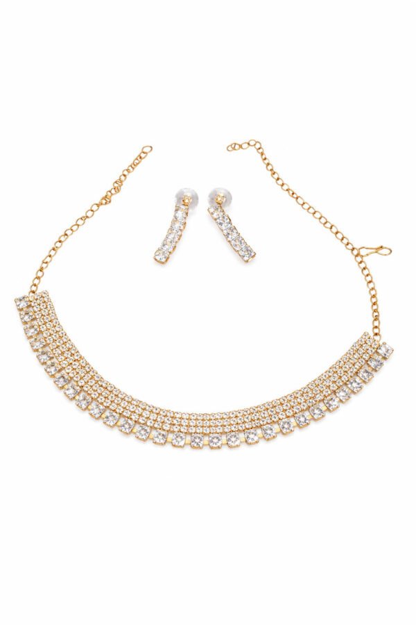Elegant AD Stone Jewelry Set for Women