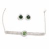 Elegant Green AD Stone Jewelry Set for Women