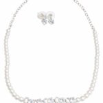 Premium Pearl Necklace with AD Zirconia Earrings – Women’s Jewellery Set