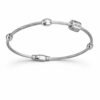 Silver Bangle on Graceful Wrist – Anti Tarnish Daily Wear Bracelet