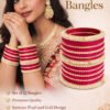 Traditional Pink Bangles Set with Gold Accents for Women – Bridal & Festive Wear