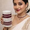Luxury Mahroon Bridal Wedding Chura Set for Women – Designer Crystal Bangles