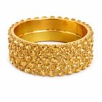 Sparkling Gold Rhinestone Bangle for Women – Festive & Wedding Wear