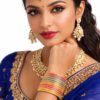 Multicolour Stone Work Bangles Set for Women – Festive Wear